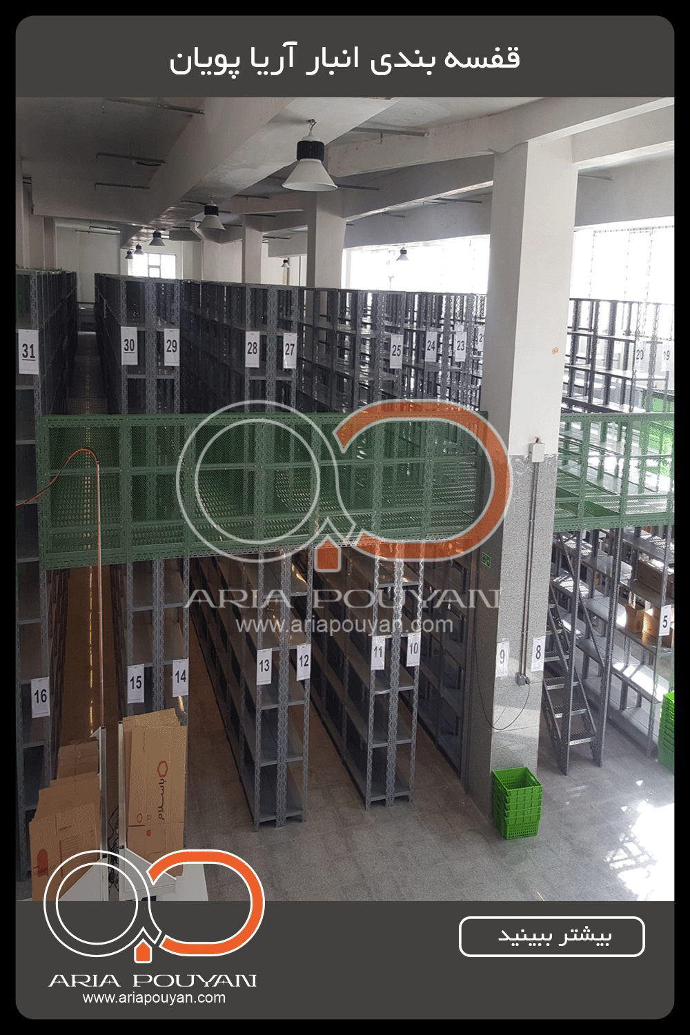 قفسه انبار پیچ و مهره ای